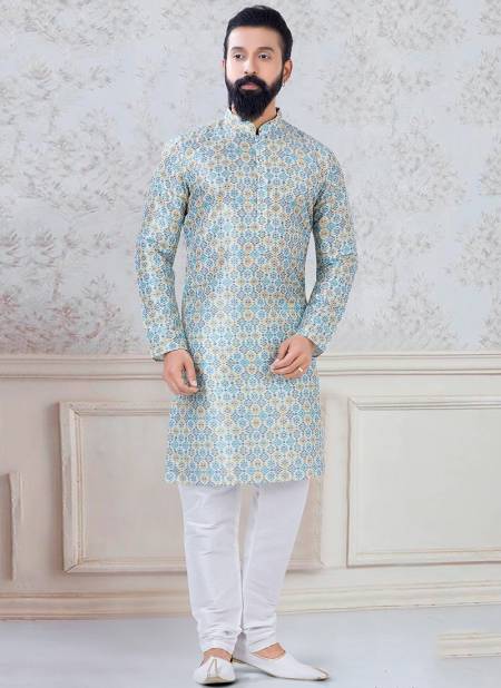 Multi Colour Fancy Festive Wear Designer Latest Kurta Pajama Mens Collection Ks 1111